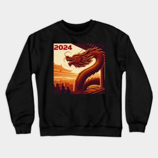 2024 Lunar New Year Wooden Dragon Crewneck Sweatshirt